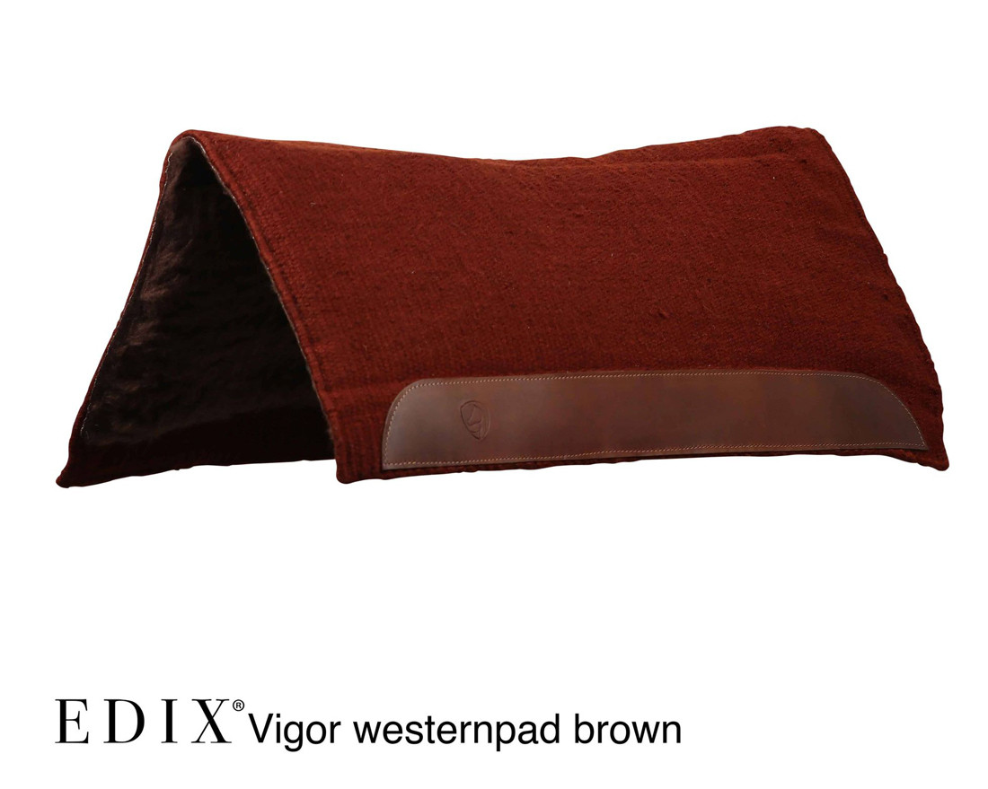 EDIX Vigor universele Cashmillion wol Western pad *diverse kleuren* 