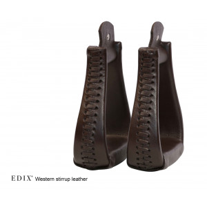 EDIX Leather Laced Beugels in bruin en zwart 