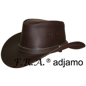 F.R.A. Australische leren hoed "Adjamo"